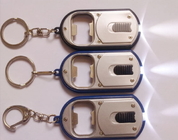 프로 모션 선물 미니 금속 / 플라스틱 led가 손전등 열쇠 고리 / 열쇠 고리 로고와 함께 성화 봉 송