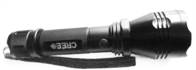 180 루멘 멀티 기능 전술 LED 경찰 손전등 JW026181-Q3