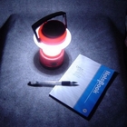 태양 전지판 + 리튬 세포 건전지 LED 야영 손전등, 9leds 6lumen/led 재충전용 Dimmable 휴대용 LED 램프
