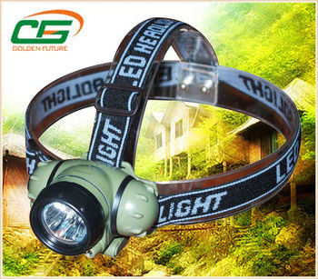 리튬 이온 3W 재충전용 LED 머리 토치 크리 말, 백색 LED Headtorch