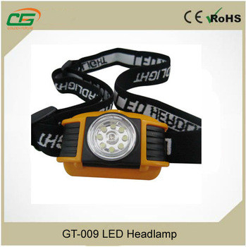 비상사태를 위한 AAA 4 LED 머리 토치/소형 LED Headlamp, 크리 사람 재충전용 맨 위 토치