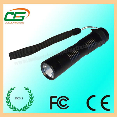 3개 와트 크리 사람 LED 재충전용 플래쉬 등, 전술상 지도된 플래쉬 등 DC4.5V 알루미늄