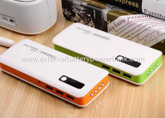 고성능 10000mAh 보편적인 이중 USB 힘 은행 4 LED 빛