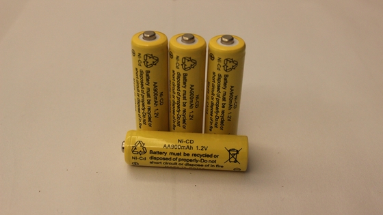 AA 1.2V 900mAh 닉드 재충전이 가능한 손전등 전지 재충전이 가능한 횃불 배터리