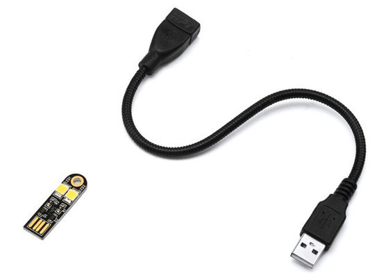 탁상용 점화를 위한 경량 온난한 백색 크리 사람 MX6 소형 USB LED 램프