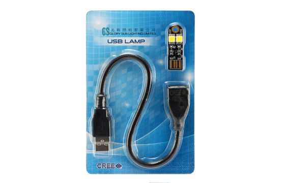 휴대용 퍼스널 컴퓨터 키보드를 위한 까만/백색 차가운 백색 소형 USB LED 램프