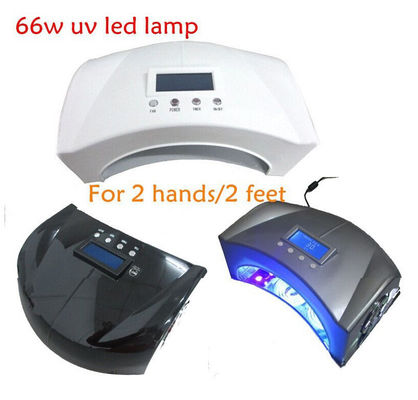 66W 고성능 CCFL LED 못 UV 램프, 램프를 치료하는 2개의 손 LED 못