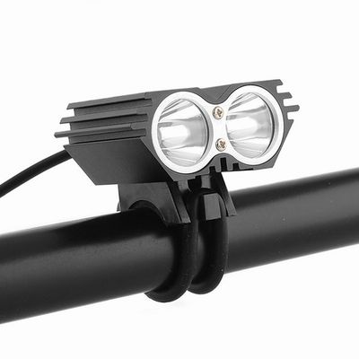 태양 폭풍우 5000 루멘 2x 크리 사람 XML U2 LED 산악 자전거/자전거 헤드라이트는 점화합니다