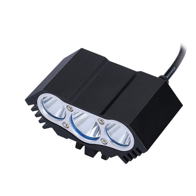 최고 밝은 6000Lm 3x 크리 사람 XM-L U2 다이너모 자전거 빛 알루미늄 합금