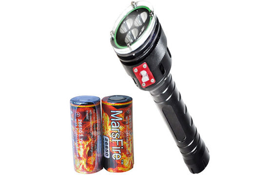 까만 2400LM LED 급강하 토치